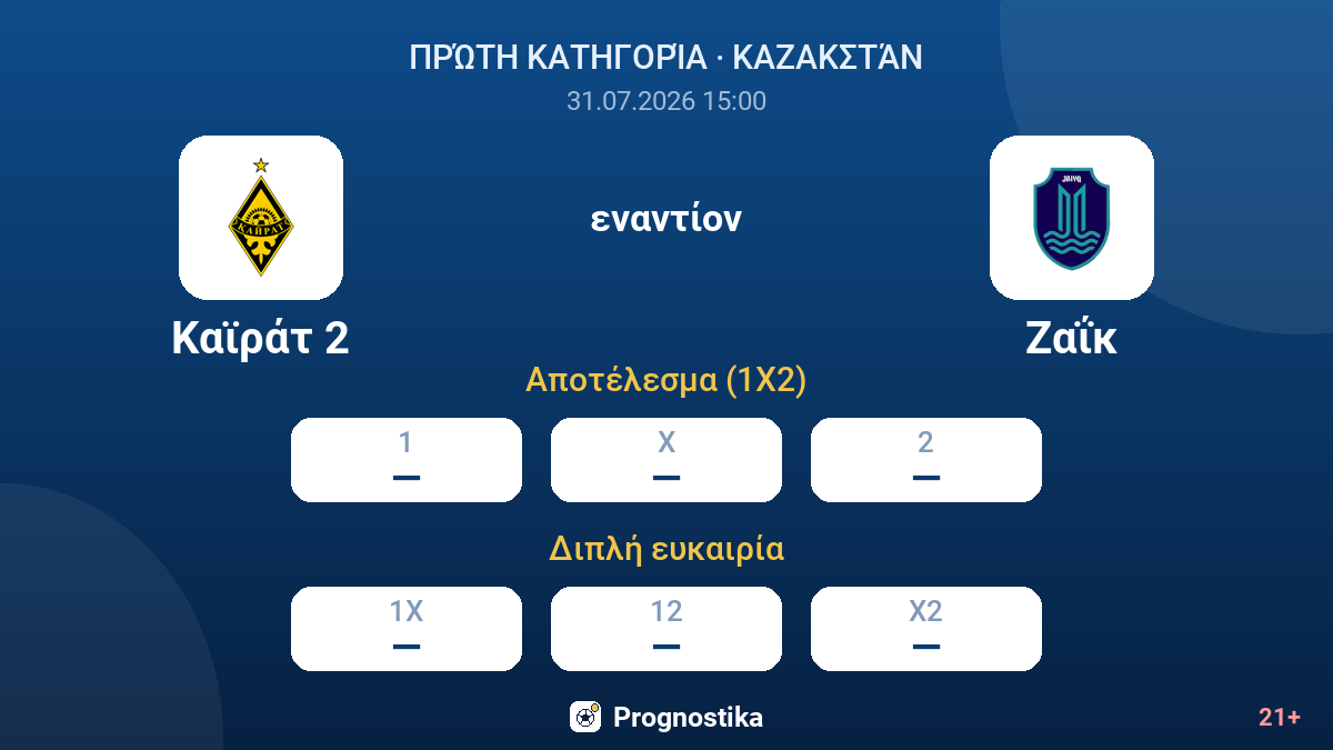 Καϊράτ 2 - Ζαΐκ — αποδόσεις